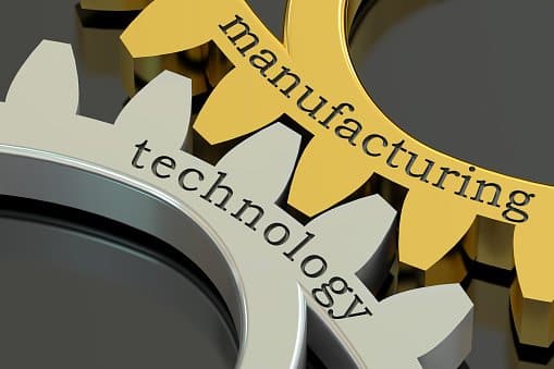 Manufacturing Technology concept on the gearwheels