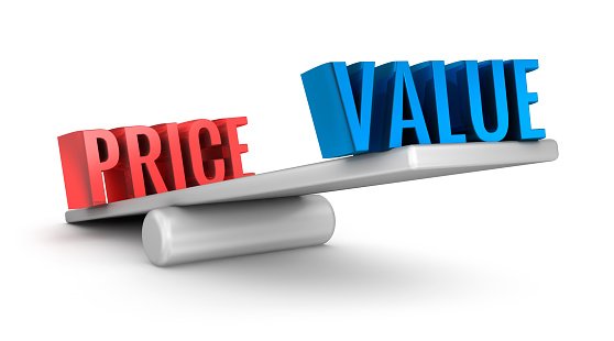 Price weighed against value