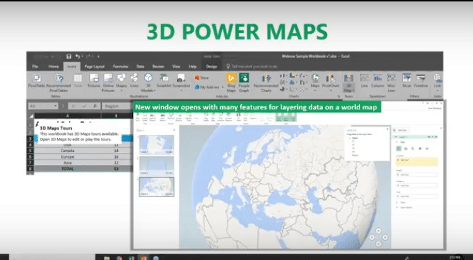 3D Power Maps